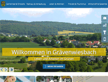 Tablet Screenshot of graevenwiesbach.de